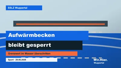 Hero-Bild eines Schwimmbeckens mit abgesperrter Bahn und ruhigem Sporthallenlicht.