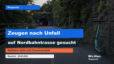 Symbolisches Hero-Bild der Nordbahntrasse mit Radweg, Bahnbrücke und Rettungslicht ohne erkennbare Personen.
