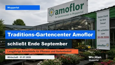Amoflor Gartencenter schließt im September