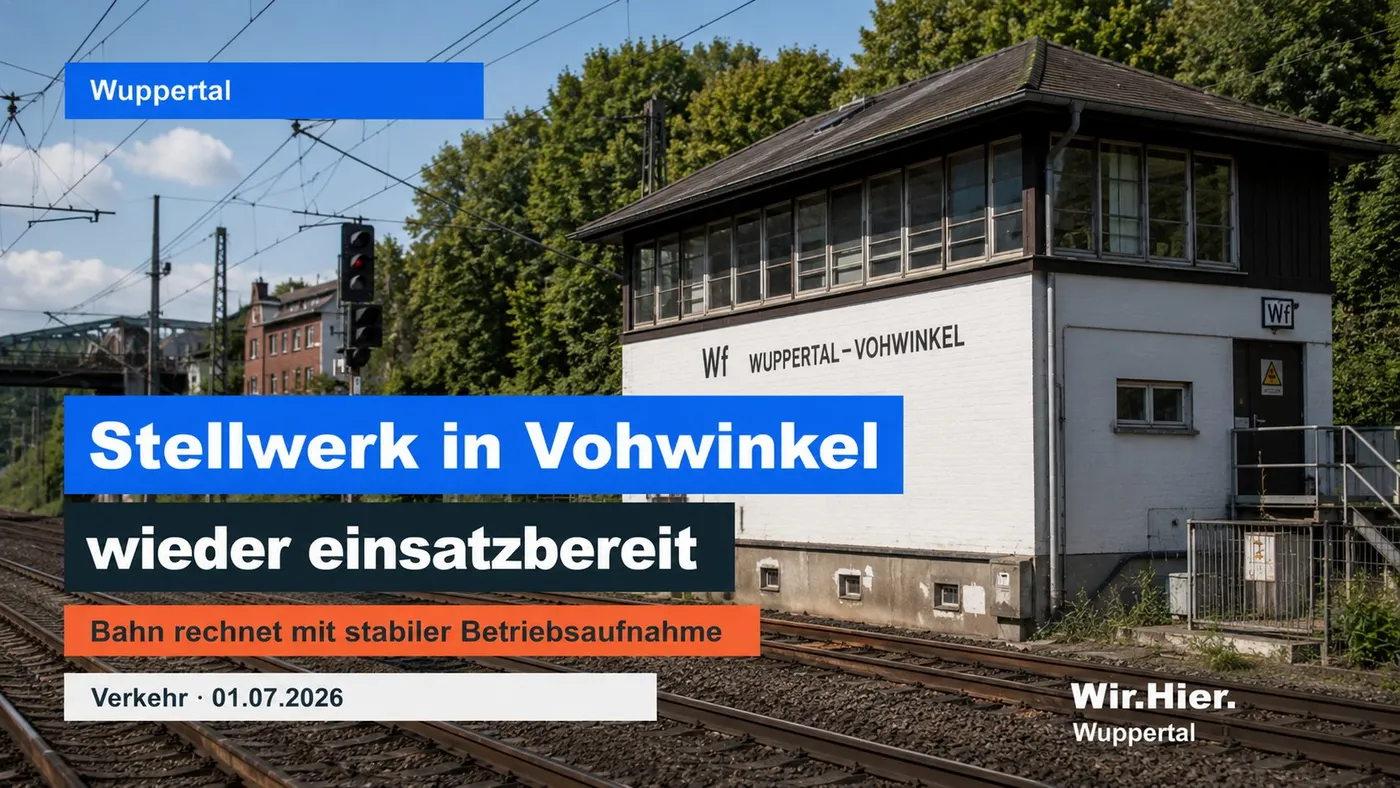 Stellwerk in Vohwinkel wieder einsatzbereit