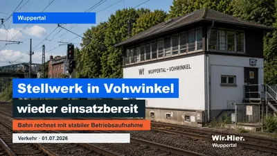 Stellwerk in Vohwinkel wieder einsatzbereit