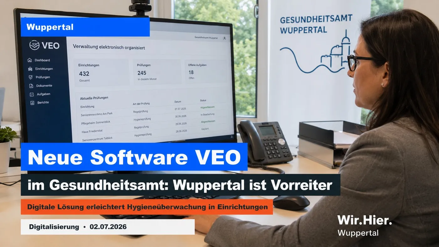 Neue Software im Gesundheitsamt Wuppertal
