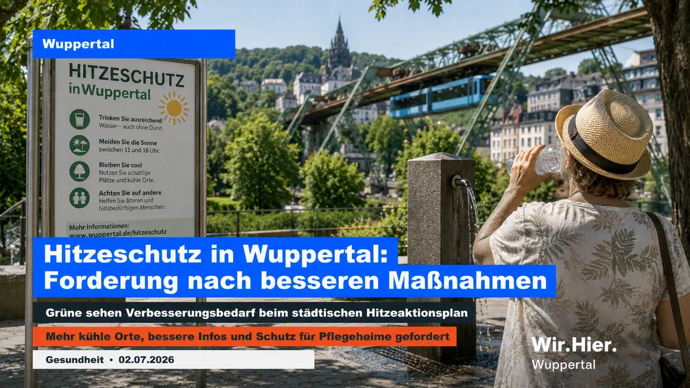 Hitzeschutz in Wuppertal: Infos und Maßnahmen