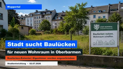 Stadtentwicklung in Wuppertal Baulücken nutzen