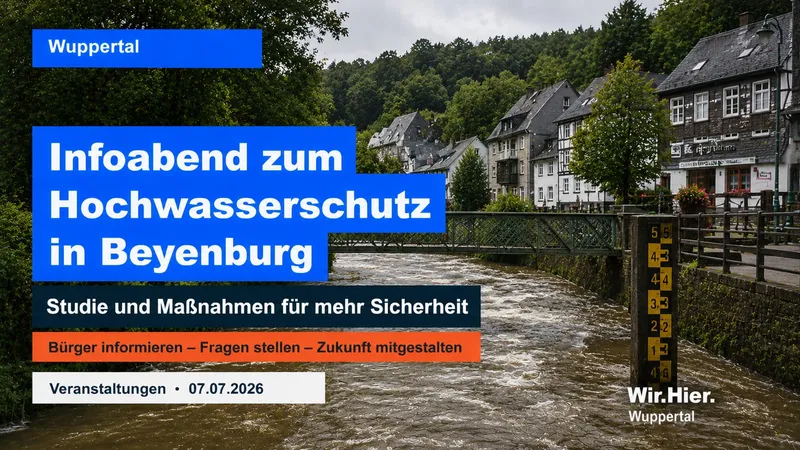 Hochwasserschutz Infoabend in Beyenburg