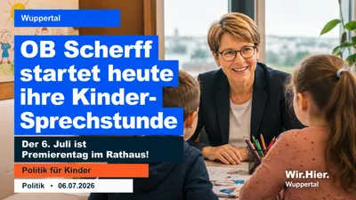 OB Scherff startet ihre Kinder Sprechstunde