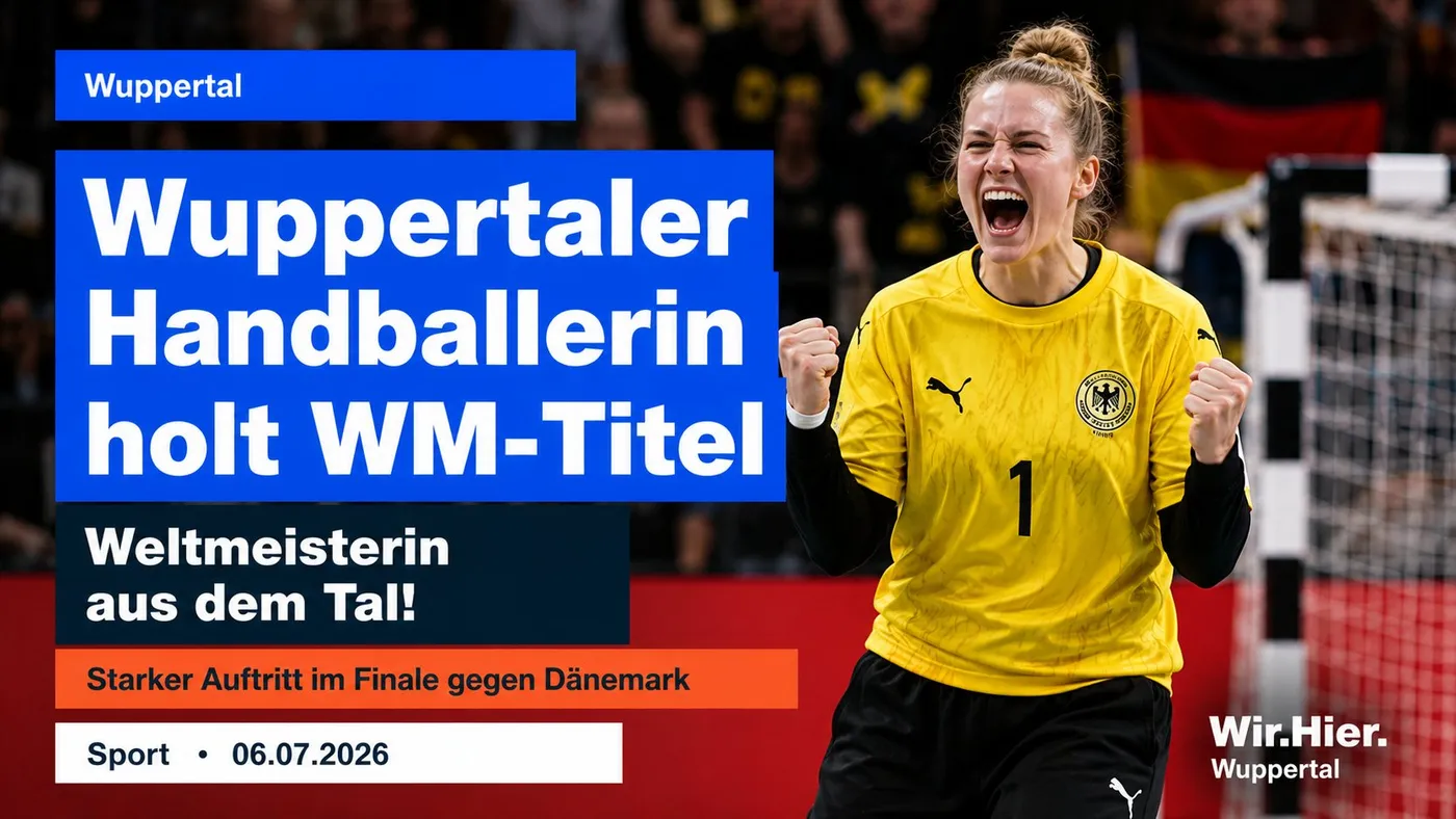 Wuppertals Handball-Weltmeisterin feiert Sieg